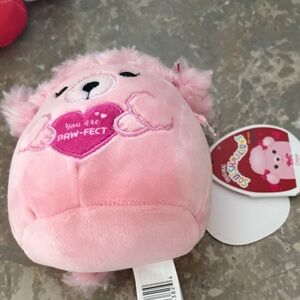 Squishmallows Pink Plush Toy with Heart - Chloe
